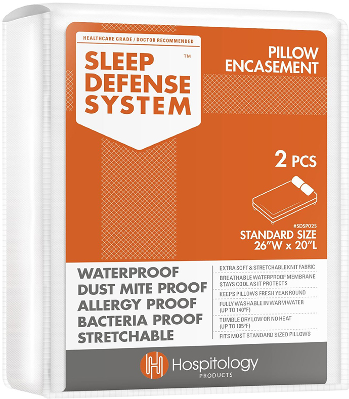 sleep defense system pillow encasement